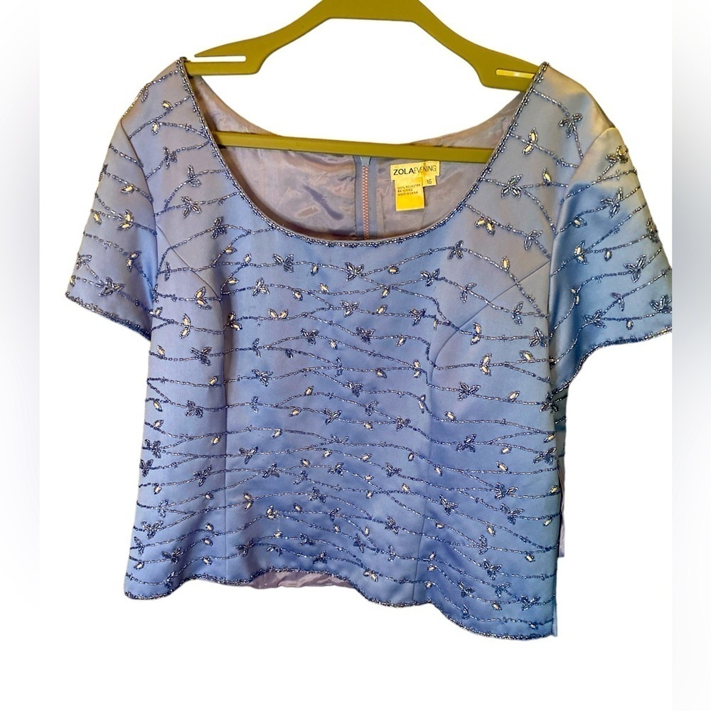 - Ladies evening blouse size 16 by ZOLA Evening